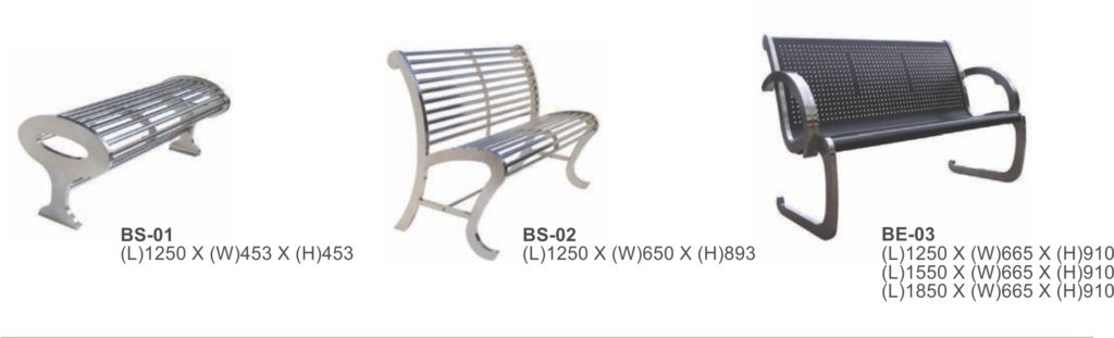 Otto Benches-BS 01 - BS 02 - BE 03