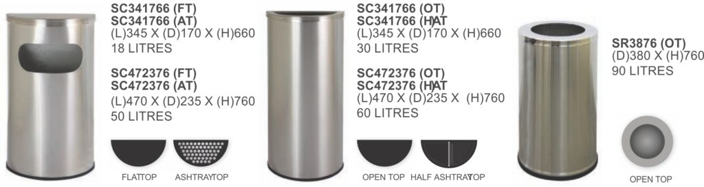 SC341766, SC341766, SR3876 Otto Stainless Steel Bins